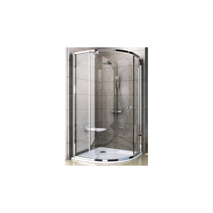 Kabina prysznicowa Ravak Pivot PSKK3-80 półokrągła polerowane aluminium + transparent - sanitbuy.pl