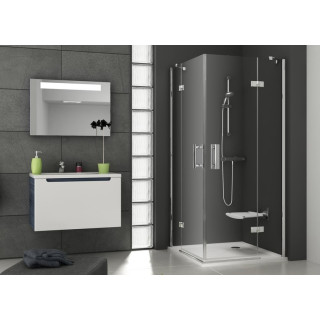 Kabina prysznicowa Ravak SmartLine kwadratowa kwadratowa SMSRV4 90x90 Chrom+Transparent 190 cm - sanitbuy.pl