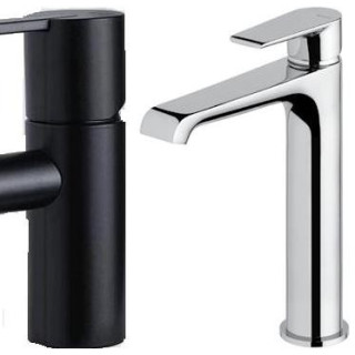 Bateria umywalkowa stojąca Bruma Nautic wysoka, chrom- sanitbuy.pl