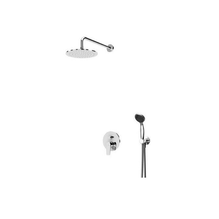 Zestaw prysznicowy Bruma Nautic, deszczownica 23 cm night sky- sanitbuy.pl