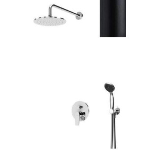 Zestaw prysznicowy podtynkowy Bruma Nautic, deszczownica 23 cm satyna- sanitbuy.pl