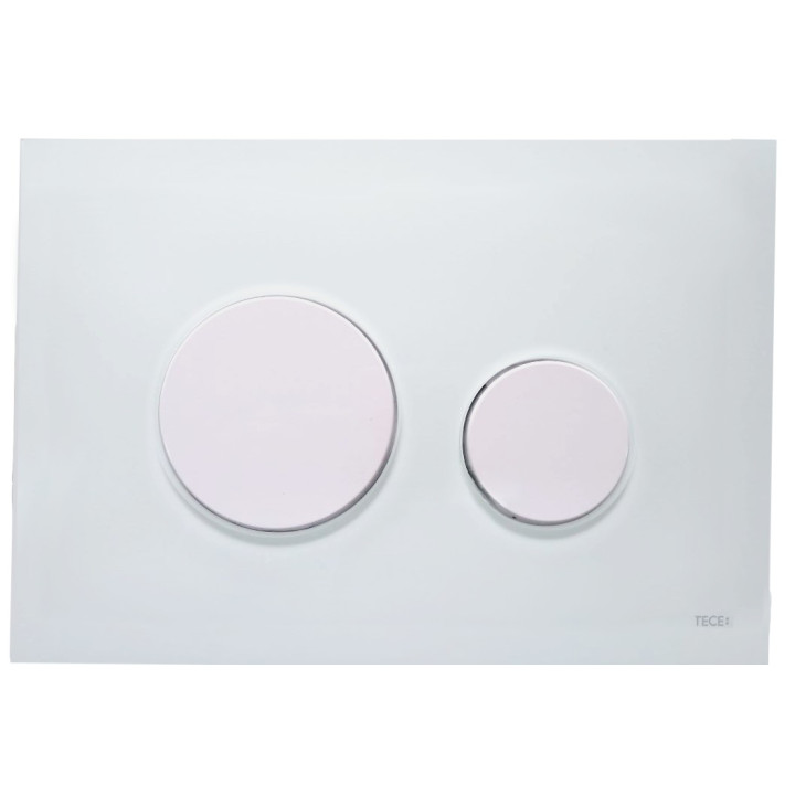 Przycisk TECE loop szkło białe, Przyciski białe - sanitbuy.pl