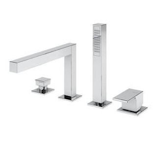 Wylewka wannowa wolnostojąca Bruma Linea wysokość 1233 mm, sunset- sanitbuy.pl