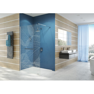 Kabiny Walk-In Sanplast P/FREEII 100x200 cm profil chrom błyszczący, szkło przejrzyste- sanitbuy.pl