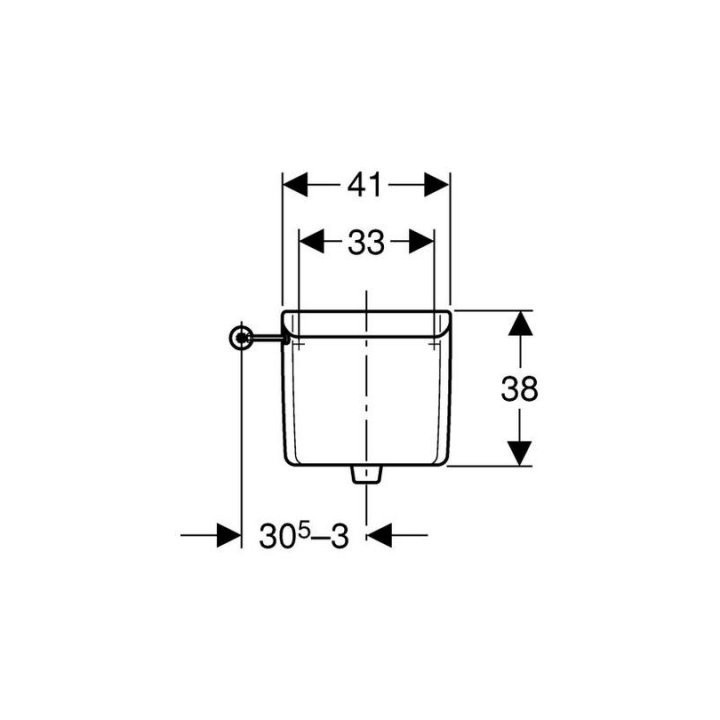 Spłuczka Geberit AP123 nisko zawieszona biała - sanitbuy.pl