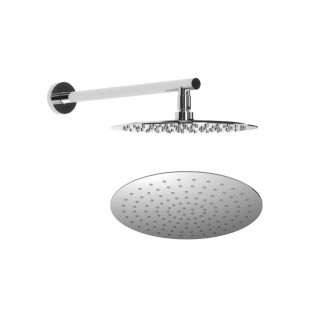 Deszczownica ścienna Bruma  Ø250 mm z ramieniem ściennym, czarny mat- sanitbuy.pl