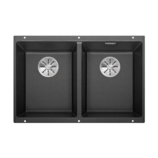 Zlewozmywak podwieszany Blanco Subline 350/350-U 2-komorowy antracyt - sanitbuy.pl