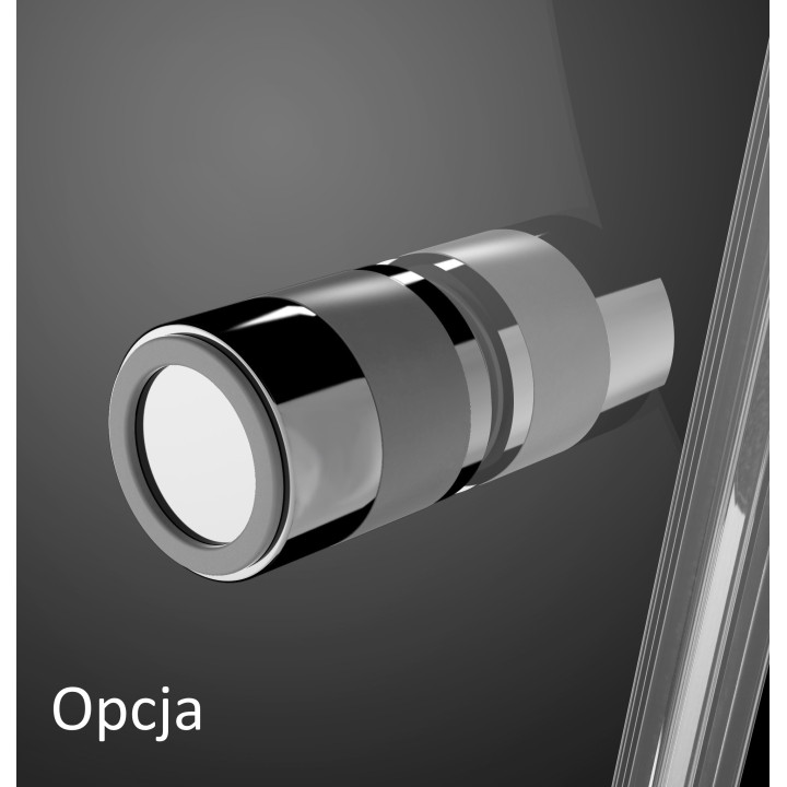 Drzwi prysznicowe Radaway Fuenta New DWB lewe 100 profil chrom, szkło przejrzyste- sanitbuy.pl