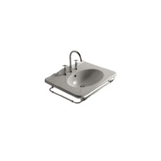 Wieszak na ręcznki do umywalki Globo Paestum 75cm chrom- sanitbuy.pl