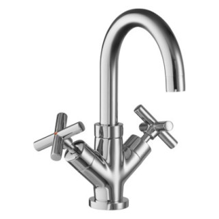 Bateria umywalkowa Omnires Modern stojąca, chrom- sanitbuy.pl