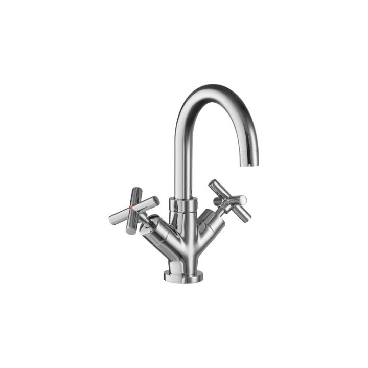 Bateria umywalkowa Omnires Modern stojąca, chrom- sanitbuy.pl