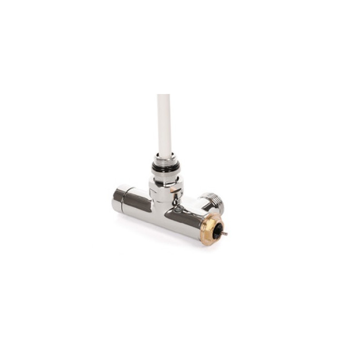 Zawór termostatyczny kątowy z rurką zanurzeniową Terma, Lewy, GZ 3/4' - chrom- sanitbuy.pl