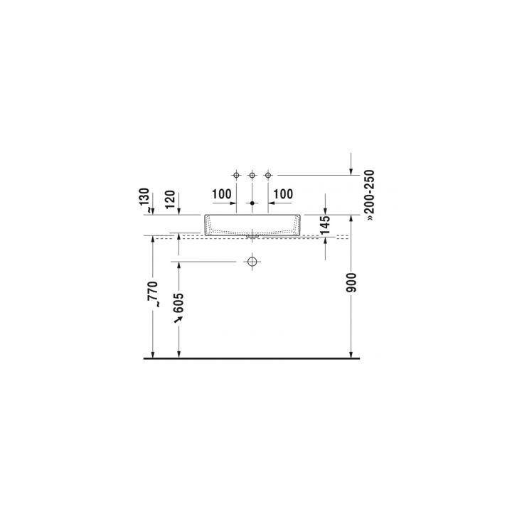 Umywalka 60x38 cm nablatowa Duravit Vero Air prostokątna biała - sanitbuy.pl