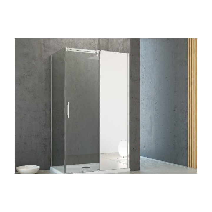 Drzwi prysznicowe 100 lewe Radaway Espera KDJ Mirror szkło przejrzyste, profil chrom- sanitbuy.pl
