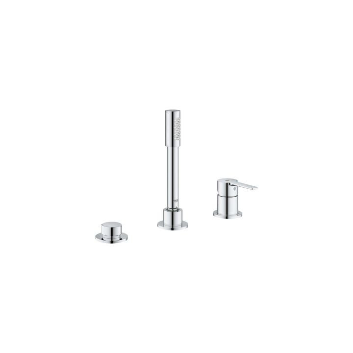 Bateria wannowo-prysznicowa Grohe Lineare 3-otworowa chrom - sanitbuy.pl