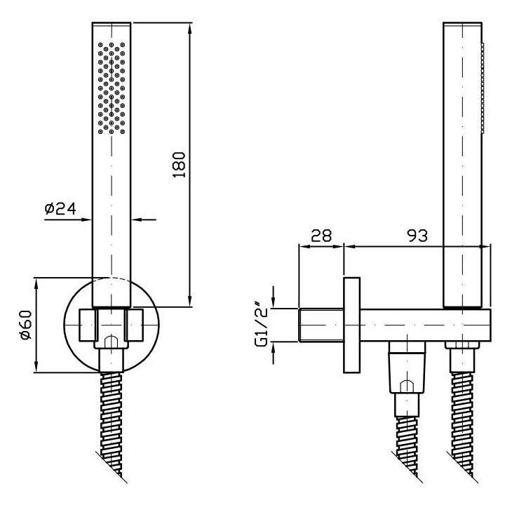 Zucchetti Zestaw prysznicowy, chrom - sanitbuy.pl