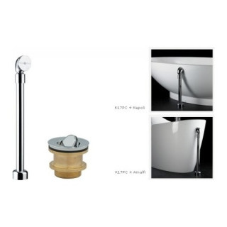 VICTORIA + ALBERT PREMIUM Specjalny zestaw odpływowy do wanien PREMIUM Polerowany Chrom  - sanitbuy.pl