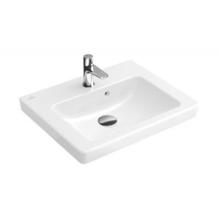 Umywalka prostokątna Villeroy & Boch Subway 2.0 50x40 cm szlifowana z powłoką CeramicPlus, biała- sanitbuy.pl