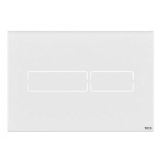 Tece Lux Mini przycisk spłukujący szkło białe - sanitbuy.pl