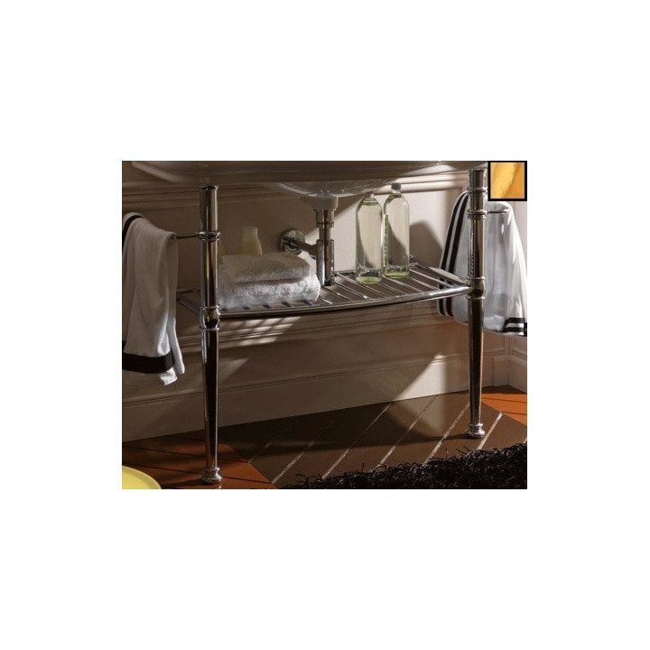 Nogi z półką 100 cm, Kerasan Retro złote- sanitbuy.pl