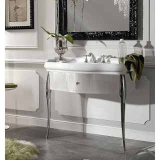 Nogi Kerasan Retro z szafką chrom- sanitbuy.pl