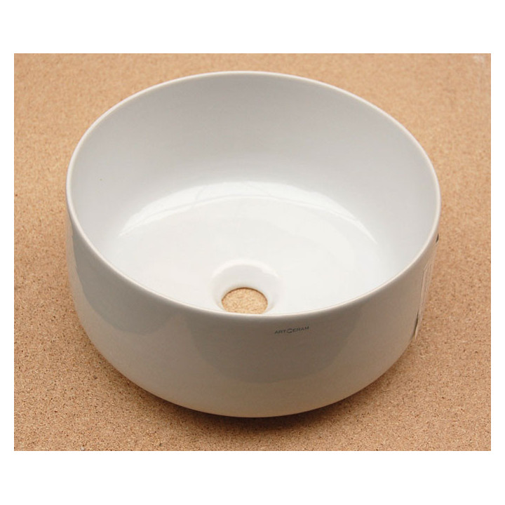 Umywalka 35 cm nablatowa biała Art Ceram Cognac- sanitbuy.pl