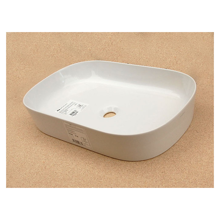 Umywalka 65x41x12.5 cm nablatowa biała Art Ceram Ghost- sanitbuy.pl