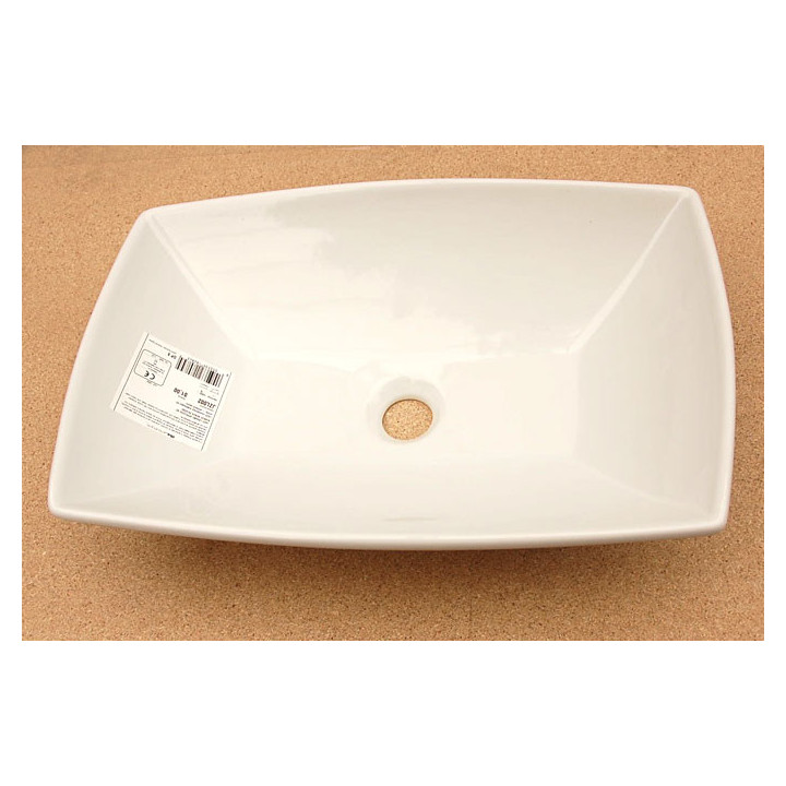 Umywalka Artceram Jazz stawiana na blacie 60x40 cm, biała- sanitbuy.pl