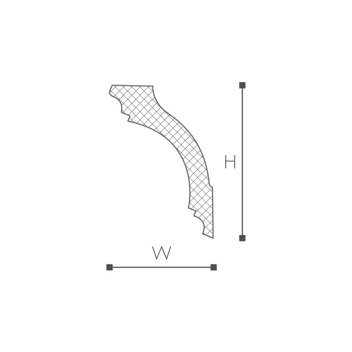 Listwa przysufitowa NMC Arstyl 70x50x2000- sanitbuy.pl
