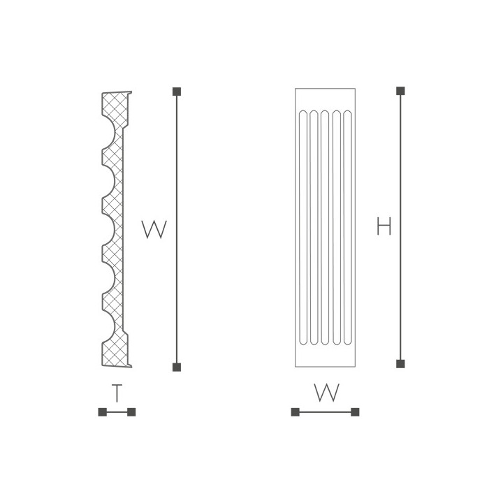Pilaster NMC Arstyl 2020x250- sanitbuy.pl