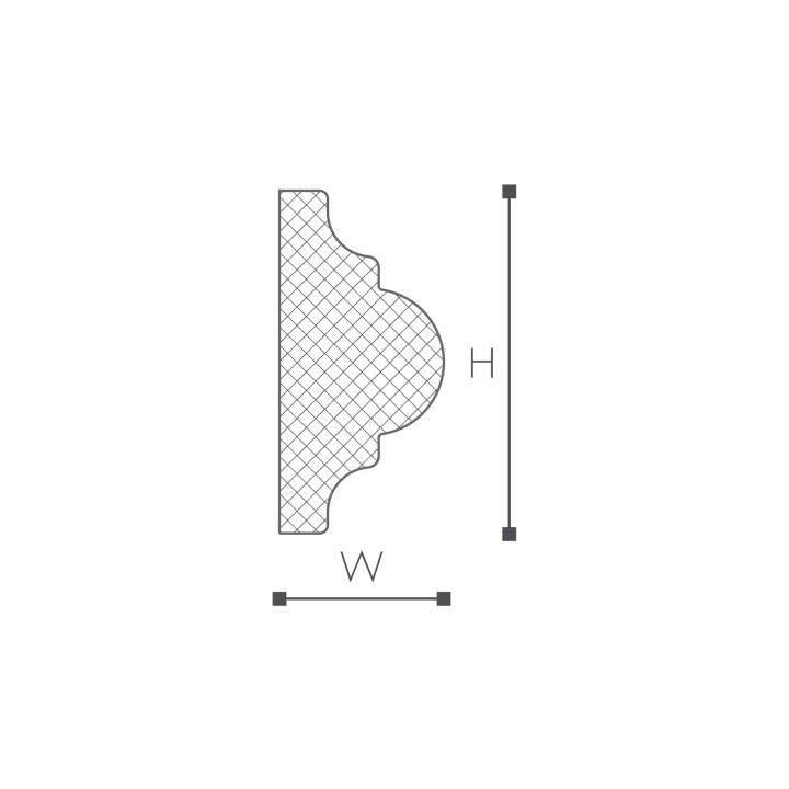 Listwa przyścienna NMC Wallstyl 40x20x2000- sanitbuy.pl