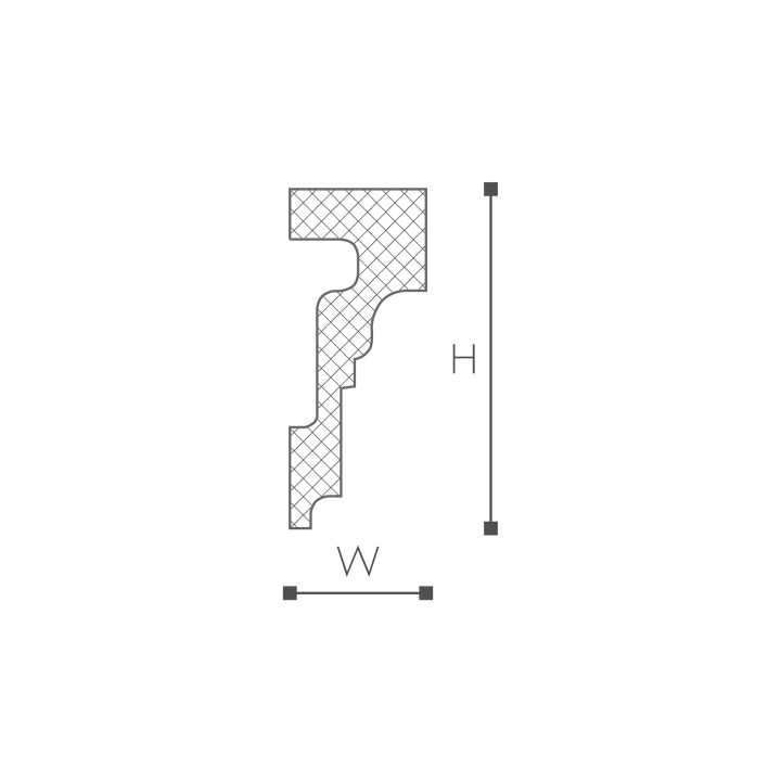 Listwa przyścienna NMC Wallstyl 100x40x2000- sanitbuy.pl