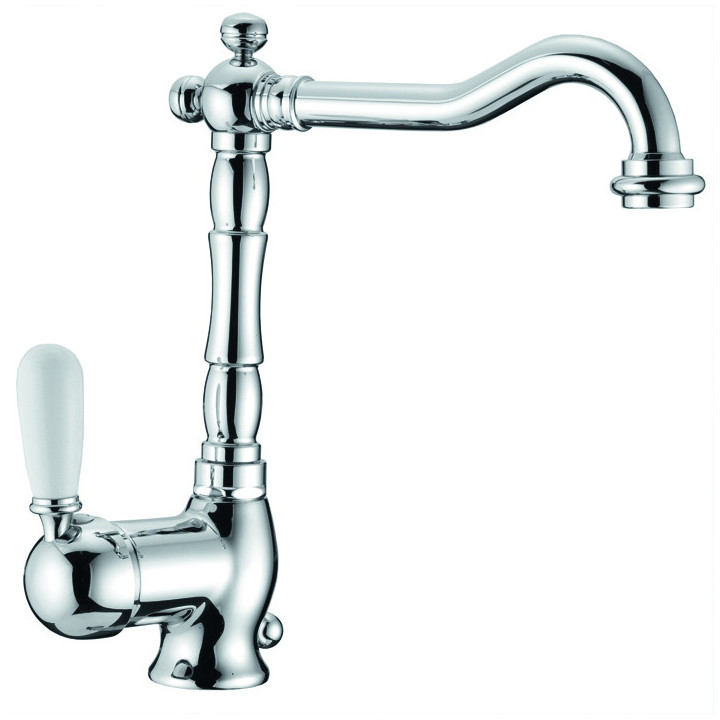 Bateria umywalkowa Gaboli Luigi Imperial wysoka, chrom- sanitbuy.pl