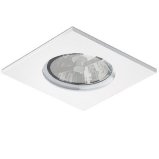 Oprawa wbudowana z ramką BPM Lighting SU Classic kwadrat, aluminium szczotkowane- sanitbuy.pl