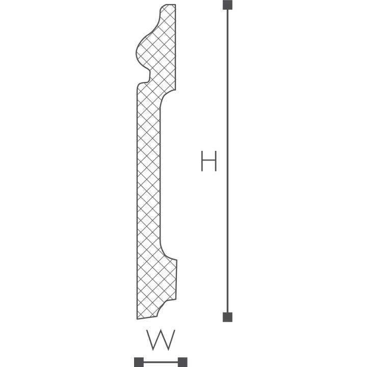 Listwa przypodłogowa NMC Wallstyl 120x15x2000- sanitbuy.pl