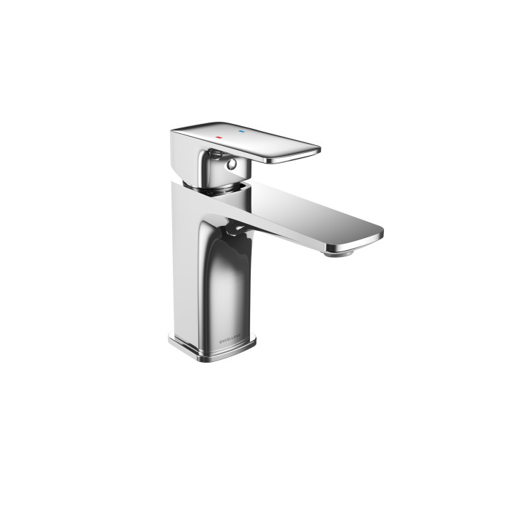 Bateria umywalkowa Excellent Keria z korkiem Click-Clack, chrom- sanitbuy.pl