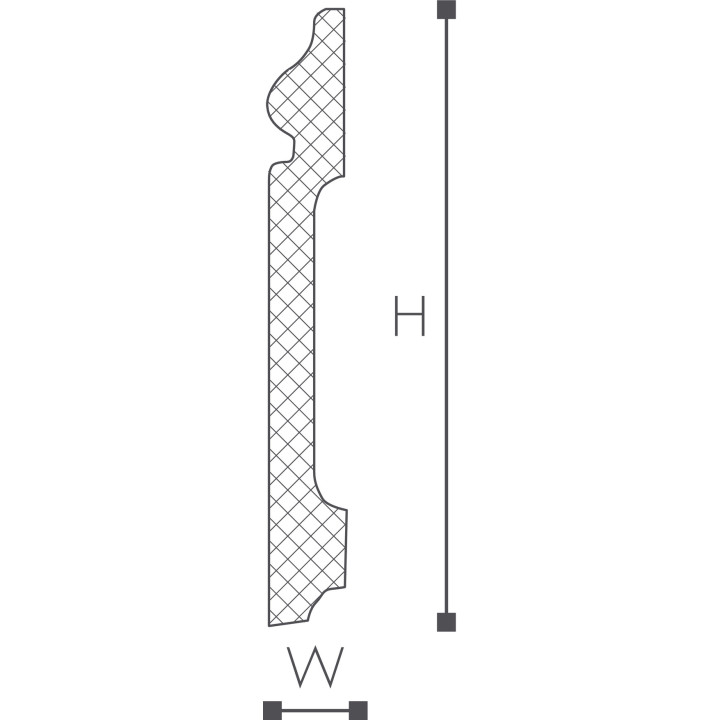 Listwa przypodłogowa NMC Wallstyl 120x15x2000- sanitbuy.pl