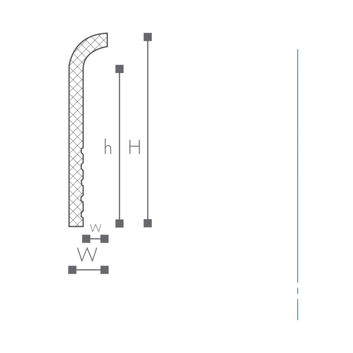 Listwa przypodłogowa NMC Wallstyl 110x22x2000- sanitbuy.pl