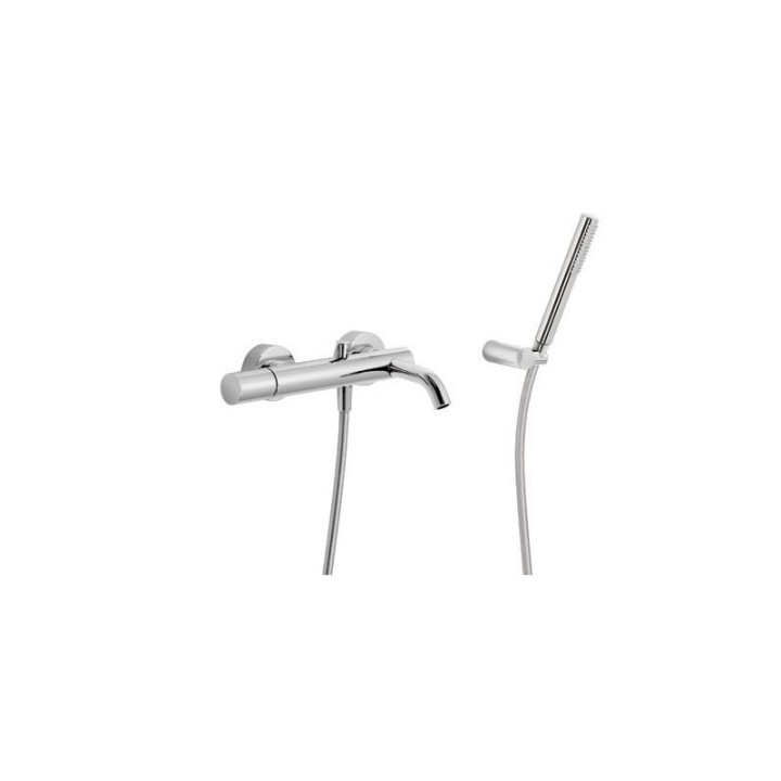 Bateria wannowa Tres Study Exclusive z zestawem punktowym, chrom- sanitbuy.pl