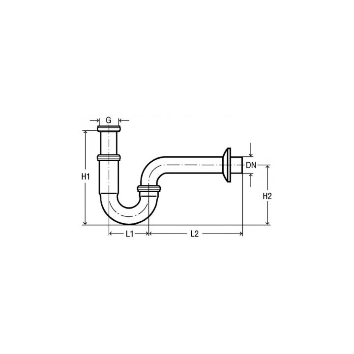 Viega półsyfon umywalkowy rurowy - sanitbuy.pl