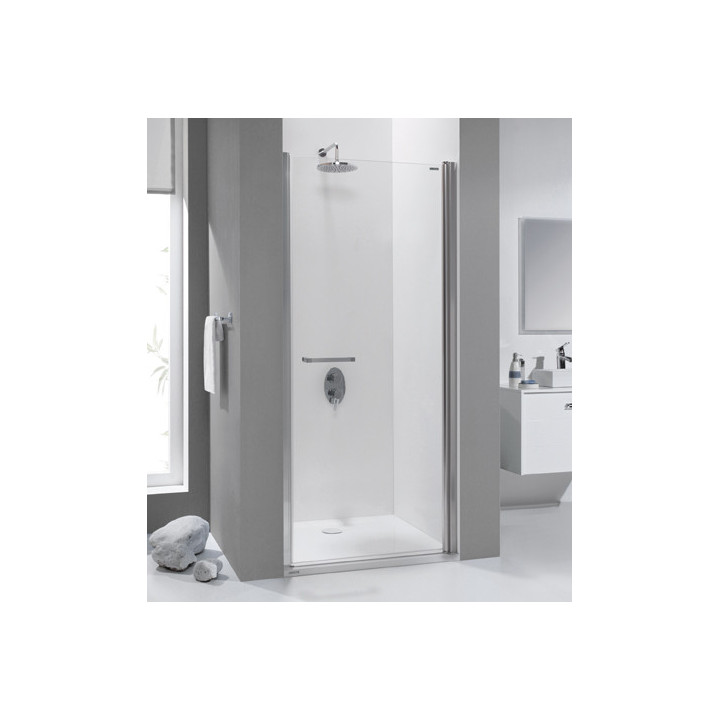 Drywi skryzdowe Sanplast Prestige III 70x195cm, profil srebrny błyszczący- sanitbuy.pl