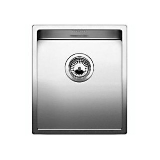 Zlewozmywak stalowy jednokomorowy Blanco Claron 180-U 22x44 cm podwieszany, bez korka automatycznego, stalowy - sanitbuy.pl