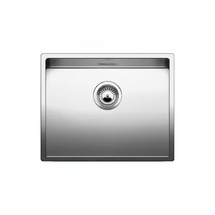 Zlewozmywak stalowy jednokomorowy Blanco Claron 400-U 44x44 cm podwieszany bez korka automatycznego, stalowy - sanitbuy.pl