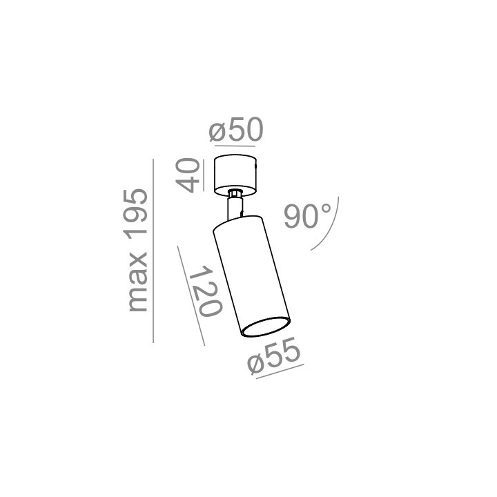 Reflektor AQForm PET 230V Spot Phase-Control, biały- sanitbuy.pl
