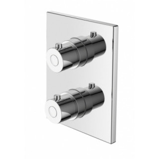 Bateria wannowo-prysznicowa podtynkowa Art Platino Term termostatyczna z przełącznikiem, chrom- sanitbuy.pl