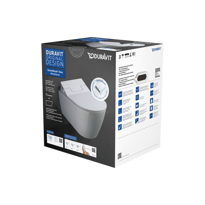 Duravit Me By Starck Sensowash Slim muszla rimless + deska myjąca- sanitbuy.pl