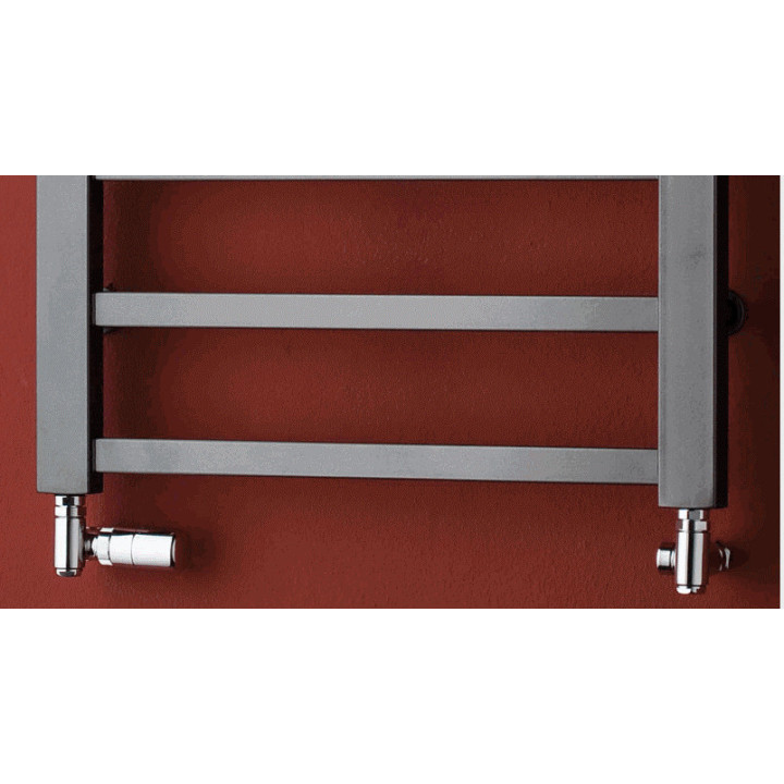 Zestaw zaworowy P.M.H. Danfoss RA-URX termostatyczny, kątowy, lewy - chrom- sanitbuy.pl