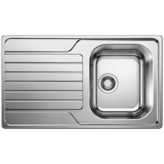 Zlewozmywak odwracalny Blanco Dinas 45 S z korkiem automatycznym, stalowy- sanitbuy.pl