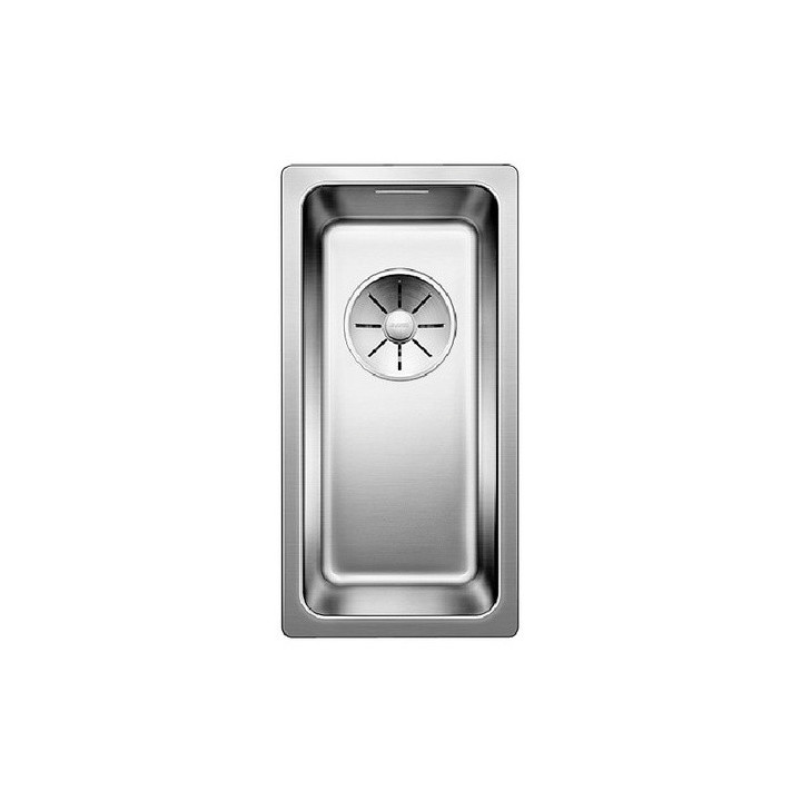 Zlewozmywak stalowy jednokomorowy Blanco Andano 180-U 22x44 cm podwieszany bez korka automatycznego, bez dodatków, stalowy - san