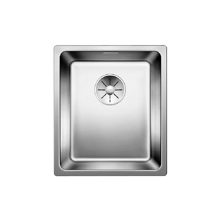 Zlewozmywak stalowy jednokomorowy Blanco Andano 400-U 44x44 cm podwieszany, bez korka automatycznego, stalowy - sanitbuy.pl